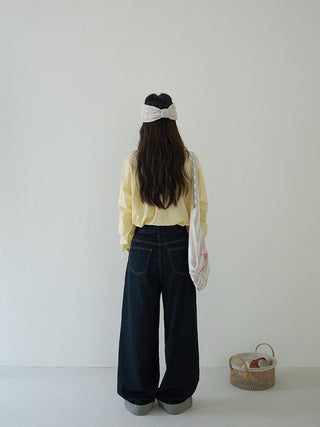 embroidered sun Top