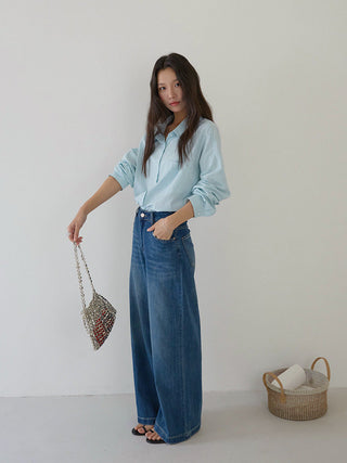 embroidered sun Top