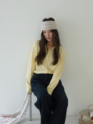 embroidered sun Top