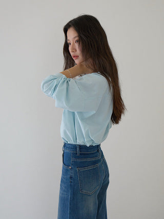 embroidered sun Top