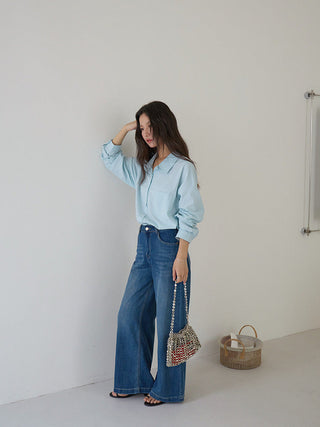 embroidered sun Top