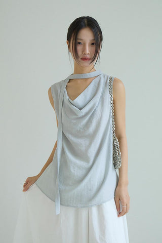 scarf Tencel Top
