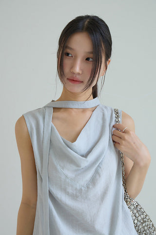 scarf Tencel Top