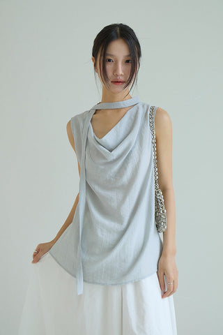 scarf Tencel Top