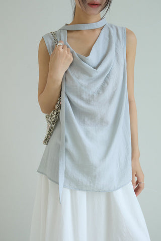 scarf Tencel Top