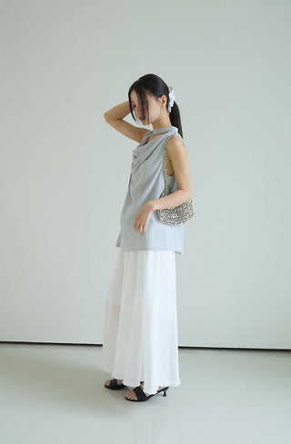 scarf Tencel Top