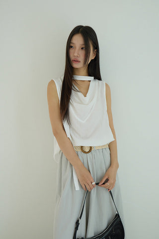 scarf Tencel Top