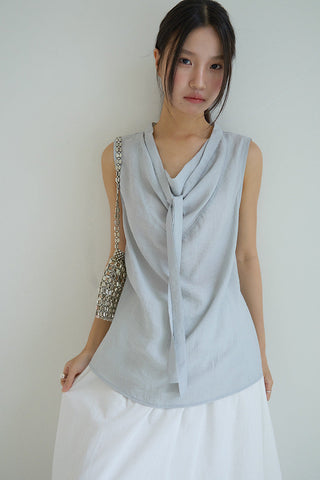 scarf Tencel Top