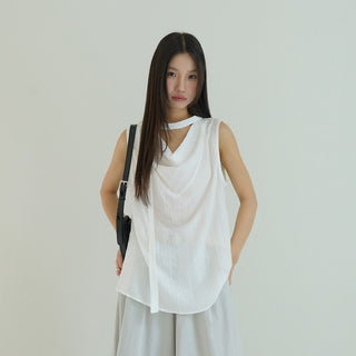 scarf Tencel Top