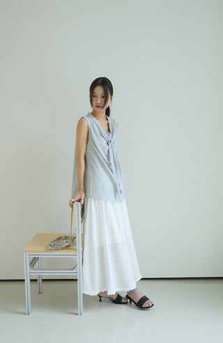 scarf Tencel Top