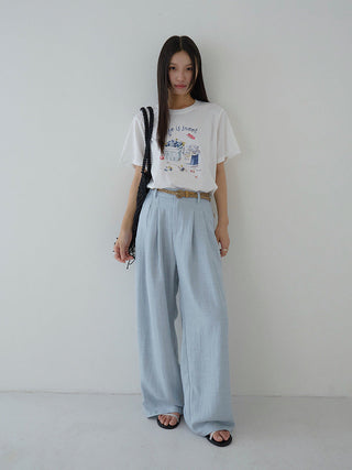 blueberry print Top