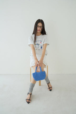 blueberry print Top