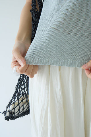 linen sleeveless Top