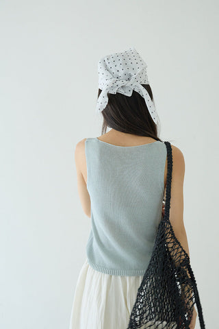 linen sleeveless Top