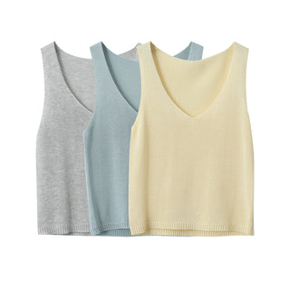 linen sleeveless Top
