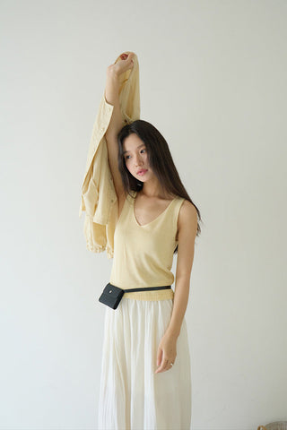 linen sleeveless Top
