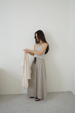 linen sleeveless Top