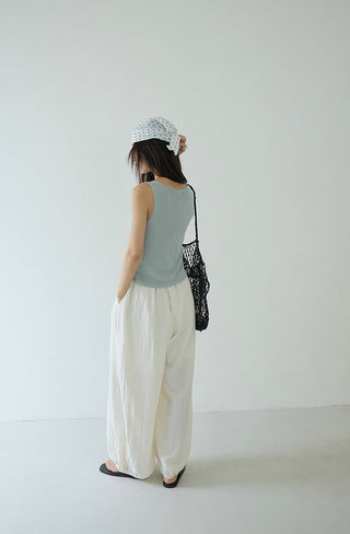 linen sleeveless Top