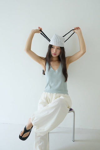 linen sleeveless Top