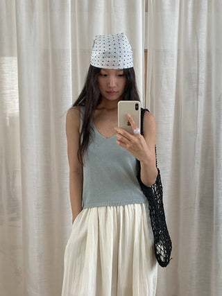 linen sleeveless Top