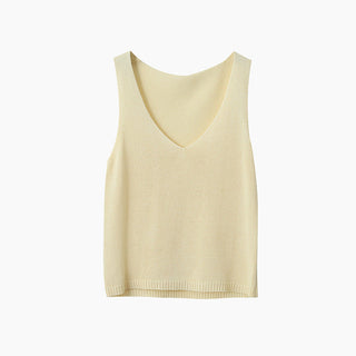 linen sleeveless Top