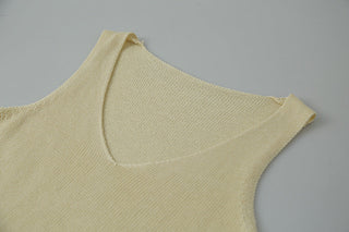 linen sleeveless Top