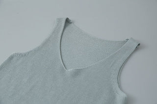 linen sleeveless Top