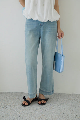 light blue jeans