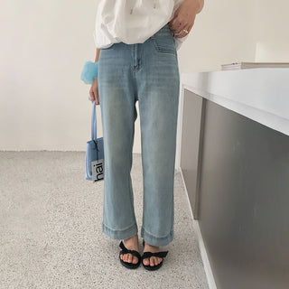 light blue jeans