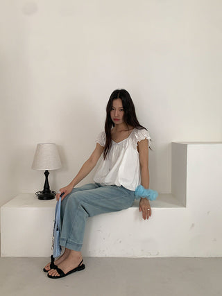 light blue jeans