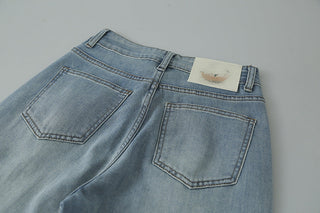 light blue jeans