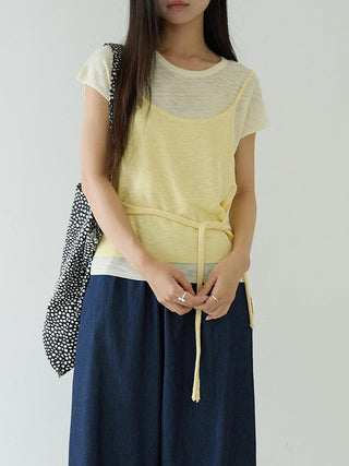 contrast sweater