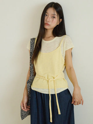 contrast sweater