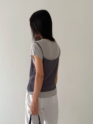 contrast sweater