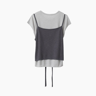 contrast sweater