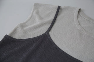 contrast sweater