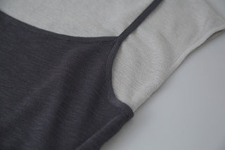contrast sweater