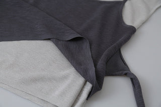contrast sweater