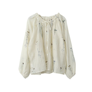 embroidered lantern sleeve
