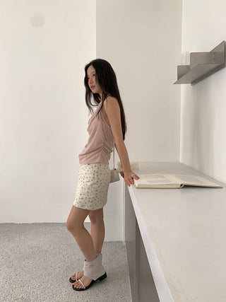 flower hip skirt