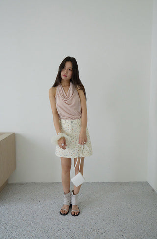 flower hip skirt