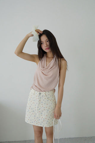 flower hip skirt