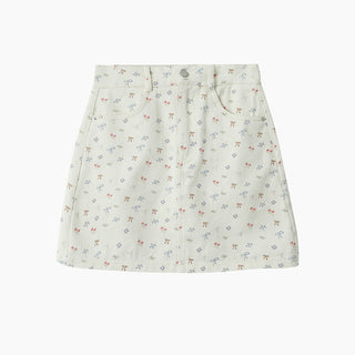 flower hip skirt