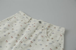 flower hip skirt