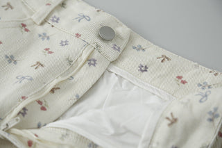 flower hip skirt