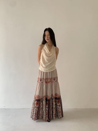 bohemian swing skirt