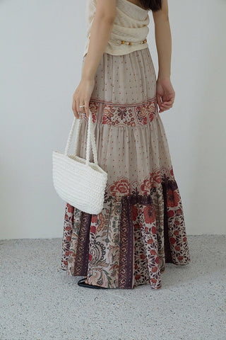 bohemian swing skirt