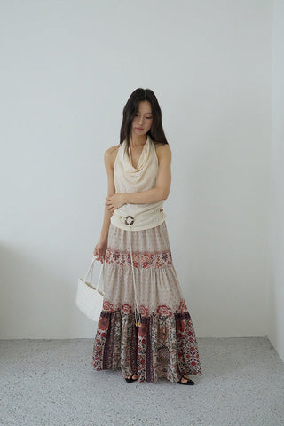bohemian swing skirt