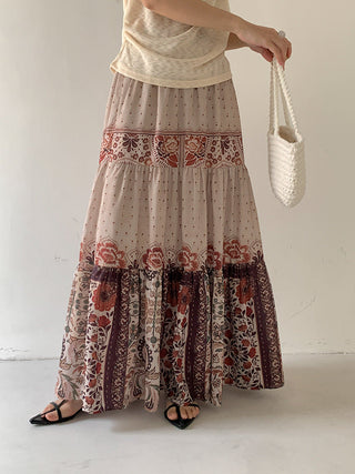 bohemian swing skirt
