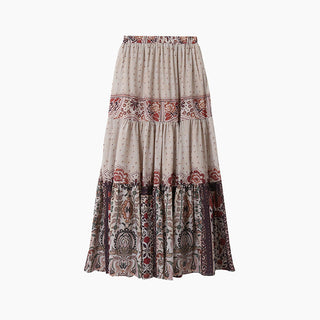 bohemian swing skirt